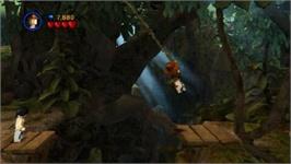 In game image of Lego Indiana Jones - La Trilogie Originale on the Sony PSP.